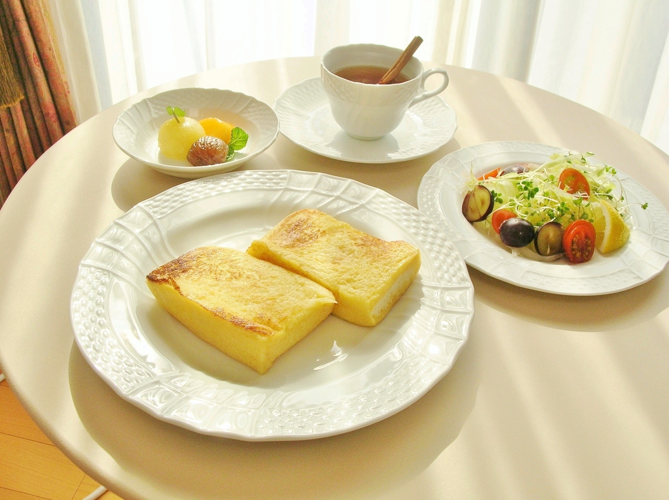 フレンチトースト・朝食